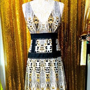 Bebe Animal Print Maxi Dress